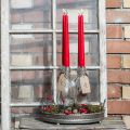 Candele affusolate 250/23 rubino (12 pz.) | Floristik24.it