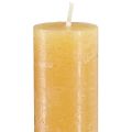 Candele coniche miele tinta unita 34x300mm 4 pz | Floristik24.it
