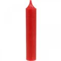 Floristik24 Candele a stelo candele corte decorazione rossa Natale Ø21/110mm 6pz