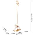 Portacandele a forma di cavallo a dondolo per albero di Natale, 20 cm, 3 pezzi | Floristik24.it