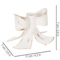 Portacandele vintage a forma di fiocco, 12 cm | Floristik24.it