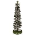 Floristik24 Portacandele a forma di albero di Natale, in metallo verde, 45 cm