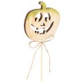 Zucca decorativa con viso, decorazione di Halloween, 31 cm, 12 pezzi | Floristik24.it