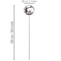 Paletto decorativo, animali del bosco, cervo e pino, 100 cm | Floristik24.it