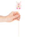 Decorazione floreale a forma di maialino, in legno, 31 cm, 16 pezzi | Floristik24.it