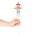 Paletti portafiori a forma di spaventapasseri per composizioni floreali, 37 cm, 6 pezzi | Floristik24.it