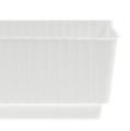 Floristik24 Vassoio per prese in schiuma bagnata 23 x 8 x 4,5 bianco 10 pezzi