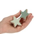 Set di stelle decorative in legno per tavolo e davanzale, 5 cm, 9 pezzi | Floristik24.it