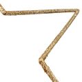 Floristik24 Set stella per appendere oro, mica 17-32 cm
