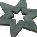 Floristik24 Deco stelle sparse nero, argento, grigio scuro assortiti 4 cm 72 pezzi