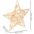 Set di stelle decorative in filo metallico, due misure, 10 cm, 12 pezzi | Floristik24.it