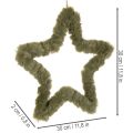Stella decorativa da appendere, in pelliccia sintetica, per porte e finestre, 30 cm, 3 pezzi | Floristik24.it