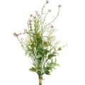 Floristik24 Mazzo primaverile bouquet di fiori artificiali rosa, bianco, verde H43cm