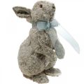 Floristik24 Peluche coniglietto pasquale, decorazione vetrina, coniglietto da mettere, decorazione primaverile H40cm