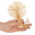 Set di stelle di paglia per decorazioni natalizie per albero di Natale, 35 pezzi. | Floristik24.it