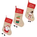 Floristik24 Calza di Natale decorativa da appendere, 50 cm, 3 pezzi