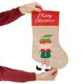 Calza di Natale decorativa da appendere, 50 cm, 3 pezzi | Floristik24.it