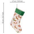 Calza di Natale con motivo a bassotto, 50 cm | Floristik24.it