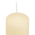 Floristik24 Candele a colonna crema Candele dell&#39;Avvento candele 120/50mm 24 pezzi