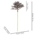 Decorazione con fiori artificiali succulenti in cera, 10 cm, 6 pezzi | Floristik24.it