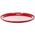 Floristik24 Vassoio decorativo, rosso, design minimalista, 27 cm
