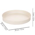 Vassoio decorativo rotondo per accessori per la casa, 20 cm | Floristik24.it