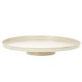Floristik24 Piatto decorativo in metallo a forma di fiore, rotondo, 41 cm, da tavolo.