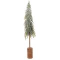 Floristik24 Albero di Natale artificiale con base, effetto brina, come decorazione invernale, 90 cm