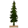 Albero di Natale decorativo su base in legno, decorazione da tavolo, Natale, 46 cm | Floristik24.it