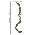 Ghirlanda artificiale di abete verde per decorazioni festive, 200 cm | Floristik24.it