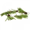 Floristik24 Appendino decorativo larice artificiale rami di conifere coni e bacche 150cm