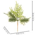 Ramo di abete artificiale per decorazioni festive, 22 cm, 2 pezzi | Floristik24.it