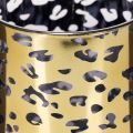 Portacandele in vetro con stampa leopardata per decorazione da tavola, 12 cm | Floristik24.it