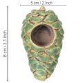 Portacandele a forma di pigna, 8 cm, 3 pezzi | Floristik24.it