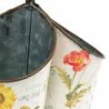 Floristik24 Vaso da fiori design floreale con manico a forcella 3 pezzi H27cm