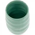 Floristik24 Vaso in ceramica ondulato, decoro vaso, vaso in ceramica H20cm