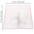 Pellicola trasparente rosa opaca, resistente all'acqua, per fioristi, 57 cm, ritagliabile su misura per bouquet, 20 pezzi. | Floristik24.it