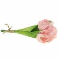 Floristik24 Tulipani rosa artificiale 26,5 cm 5 pezzi