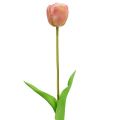 Floristik24 Bouquet di tulipani rosa Real-Touch L43,5cm 5 pezzi