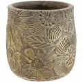 Floristik24 Fioriera fiori d&#39;oro vaso da fiori in ceramica Ø17cm H19cm