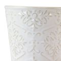 Floristik24 Fioriera Vaso per piante in ceramica bianco Ø11 cm H11 cm 3 pezzi