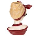 Vaso a forma di testa di donna