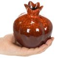 Decorazione in ceramica a forma di melagrana, lucida, 14 cm | Floristik24.it