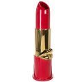 Floristik24 Vaso decorativo con motivo a rossetto per fiori artificiali a stelo lungo, 38 cm