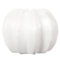 Vaso decorativo a forma di zucca, lucido, decorazione autunnale per soggiorno, 19 cm | Floristik24.it