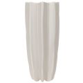 Vaso moderno a coste, alto vaso decorativo per fiori secchi, 38 cm | Floristik24.it