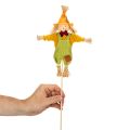 Spaventapasseri decorativo su bastoncino, ideale per lavori manuali e piante, 60 cm. | Floristik24.it
