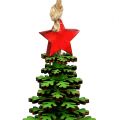 Floristik24 Albero di Natale da appendere verde 14cm