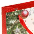 Floristik24 Sacchetto regalo di Natale 8cm x 18cm H24cm set di 2