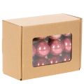 Decorazioni natalizie in vetro, lucide, 3 cm, 22 pezzi | Floristik24.it
